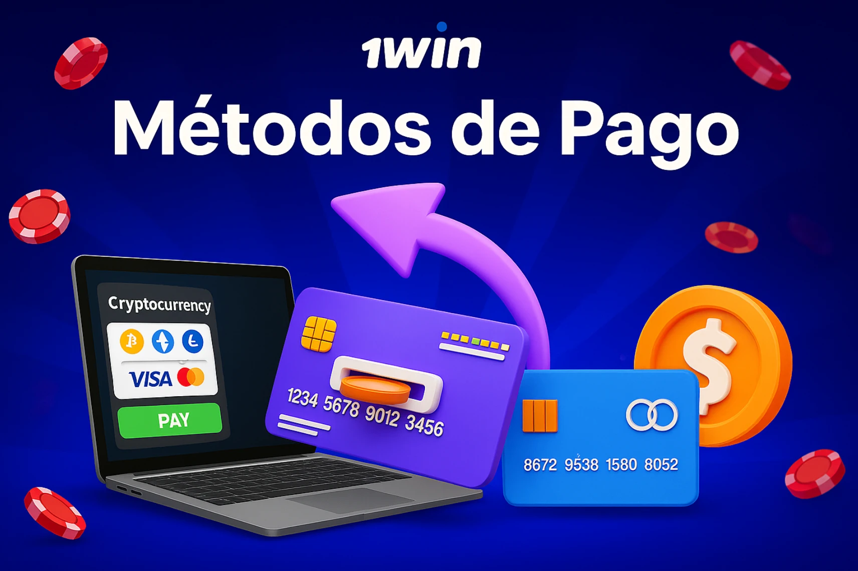 1win métodos de pago